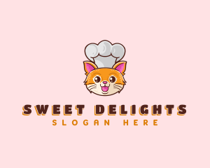 Cat Chef Bakery logo design