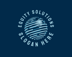 Equity - Modern Tech Globe logo design