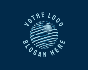 Commercial - Modern Tech Globe logo design