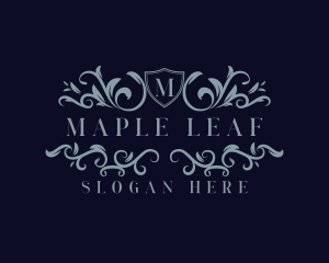 Leafy Floral Boutique logo design