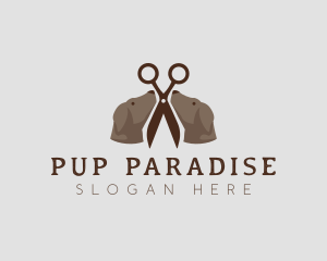 Pet Dog Grooming logo design