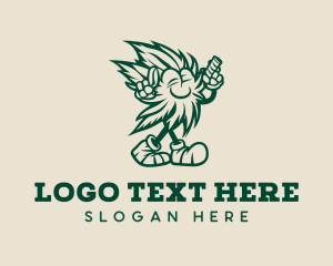 Cannabis Weed Smoke Logo