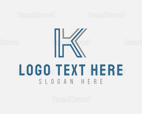 Modern Branding Letter K Logo