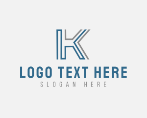 Outsourcing - Modern Branding Letter K logo design