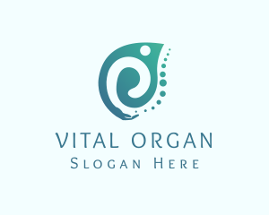 Organic Leaf Hand logo design