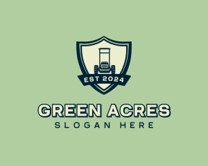 Lawn Mower Landscaping logo design