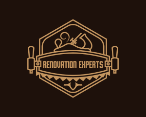 Remodeler - Wood Carver Saw logo design