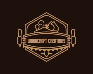 Timberwork - Wood Carver Saw logo design