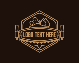 Craftsman - Wood Carver Saw logo design