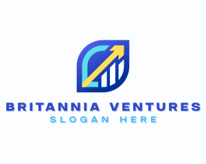 Financial Investor Graph logo design