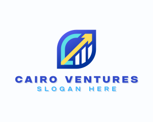 Financial Investor Graph logo design