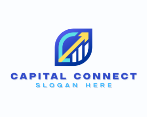 Financial Investor Graph logo design