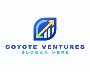 Financial Investor Graph logo design