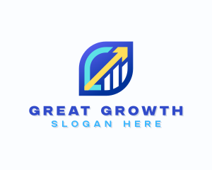 Financial Investor Graph logo design