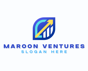 Financial Investor Graph logo design