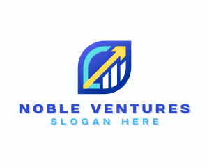 Financial Investor Graph logo design