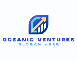 Financial Investor Graph logo design