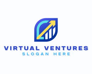 Financial Investor Graph logo design