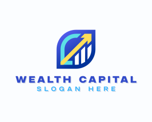 Financial Investor Graph logo design