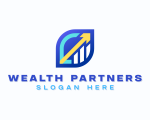 Financial Investor Graph logo design