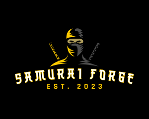 Ninja Samurai Warrior logo design