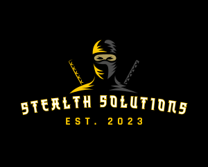 Stealth - Ninja Samurai Warrior logo design