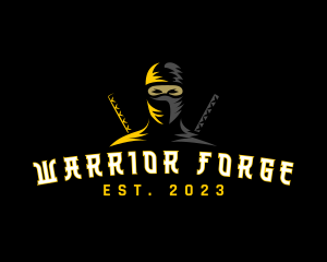 Samurai - Ninja Samurai Warrior logo design