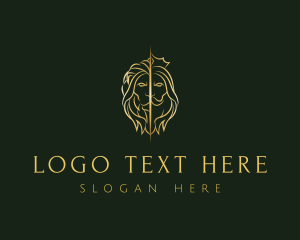 Expensive - Golden Lion King logo design
