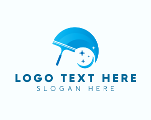 Cleaning - Cleaning Sanitize Squeegee logo design