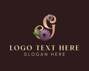Scent - Feminine Flower Letter G logo design