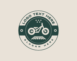 Triathlete - Bike Road Star logo design