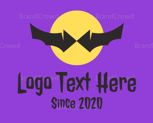 Bat Wings Bow Tie Logo