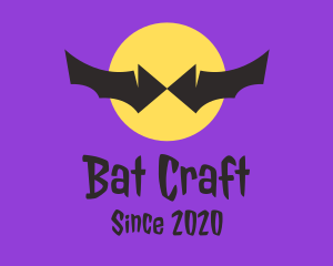 Bat Wings Bow Tie logo design