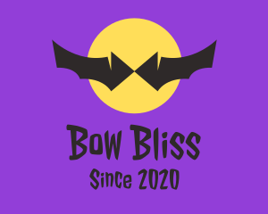 Bow - Bat Wings Bow Tie logo design