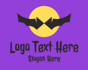 Bat Wings Bow Tie Logo