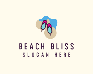 Beach Summer Popsicle  logo design