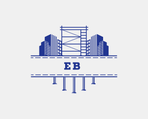 Scaffolding Building Construction Logo