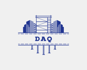 Scaffolding Building Construction Logo