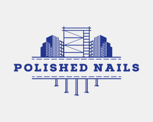 Scaffolding Building Construction logo design