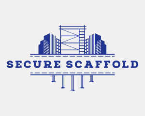 Scaffolding - Scaffolding Building Construction logo design