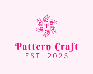 Victorian Pattern Cosmetics logo design