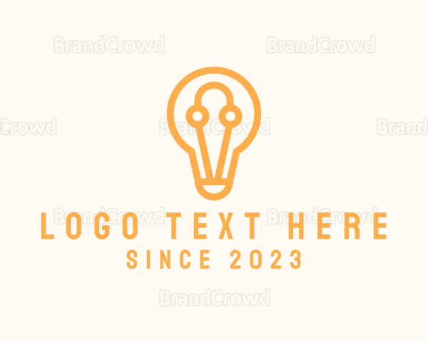 ELectrical Light Bulb Logo