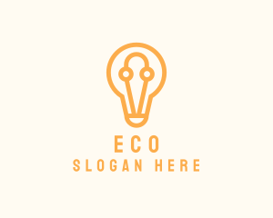 ELectrical Light Bulb Logo