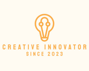 Inventor - ELectrical Light Bulb logo design