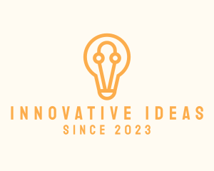 ELectrical Light Bulb logo design