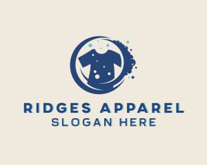 Clothing Laundry Washing logo design