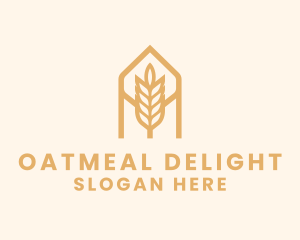 Oatmeal - Wheat Grain Bakery logo design
