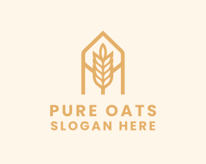 Oatmeal - Wheat Grain Bakery logo design