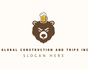 Craft Beer Bear Mug Logo