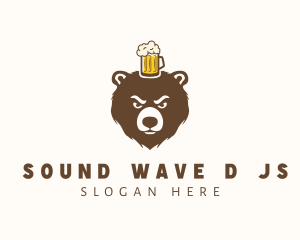 Mug - Craft Beer Bear Mug logo design